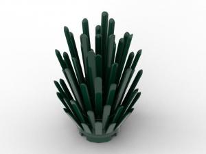 Brix 50 pcs, BUSH, Dark Green 