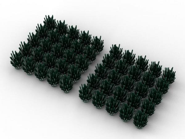 Brix 50 pcs, BUSH, Dark Green 