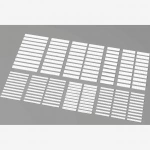 Brix  Long Plates, mixed, White 