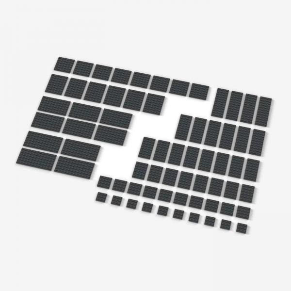 Brix Big Plates, mixed, Dark Bluish Gray