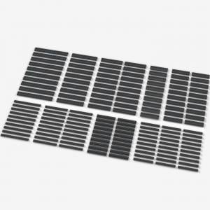 Brix Long Plates, mixed, Dark Bluish Gray