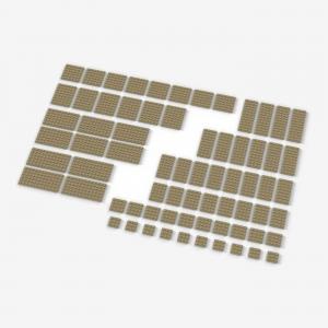 Brix Big Plates, mixed, Tan