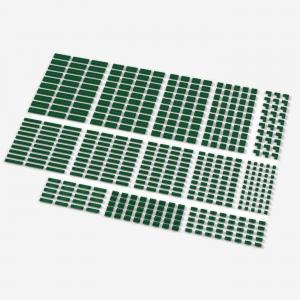 Brix Small Plates, mixed, Green
