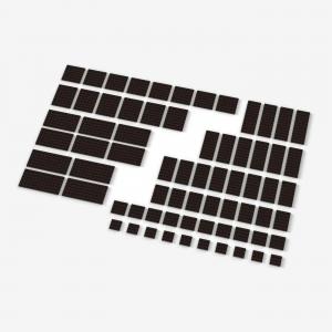 Brix Große Plates, gemischt, dunkelbraun (Dark Brown)