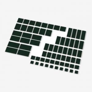 Brix Big Plates, mixed, Dark Green