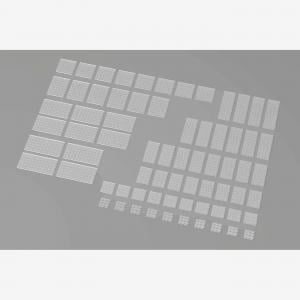 Brix Big Plates, mixed, Trans Clear