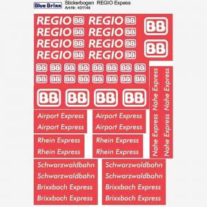 Sticker sheet REGIO Express