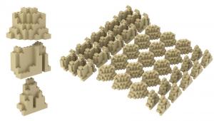 Brix 40 pcs Rock set, Tan