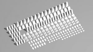 Brix 200 pcs, Slopes, mixed, White