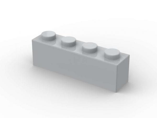 Brix 500 pcs 1x4 brick, Light Bluish Gray