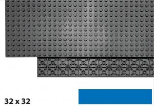 Brix 32x32 Plate, blau