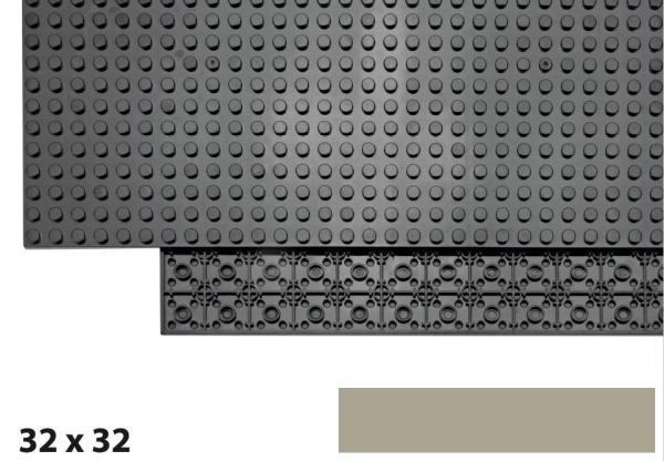 Brix 32x32 Plate, dunkelbeige (Dark Tan)