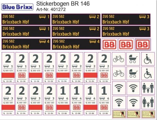 Stickerbogen BR 146 
