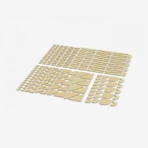 Wedge Plates, mixed, Tan