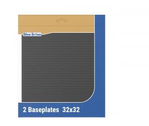 Baseplates 2x 32x32 dark bluish gray