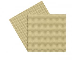 Baseplates 2x 32x32 tan