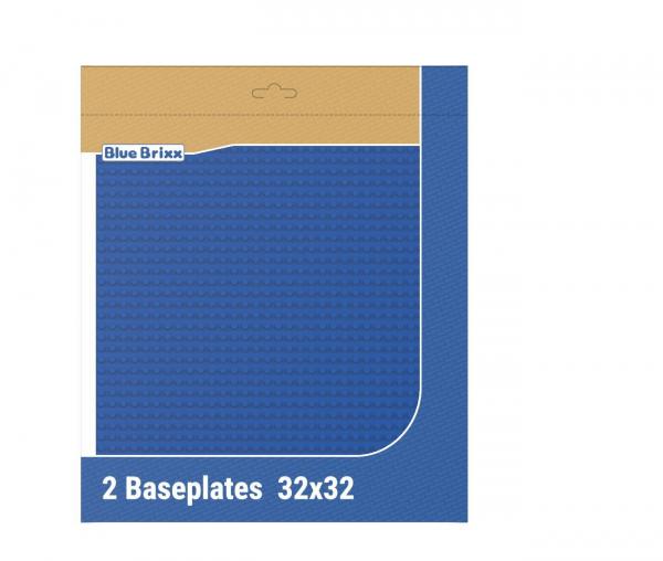 Baseplates 2x 32x32 blue