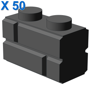 Profile brick 1x2 single gro. X 50