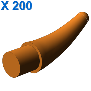 Horn w. shaft ø 3.2 X 200