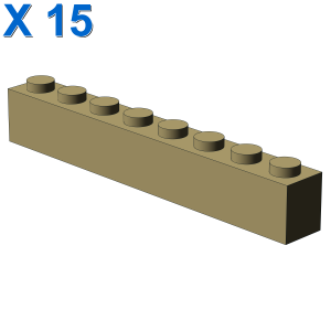 BRICK 1X8 X 15