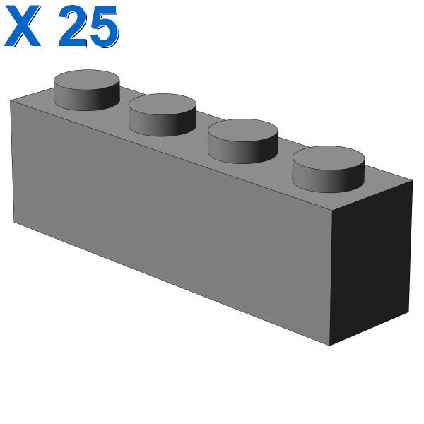 BRICK 1X4 X 25