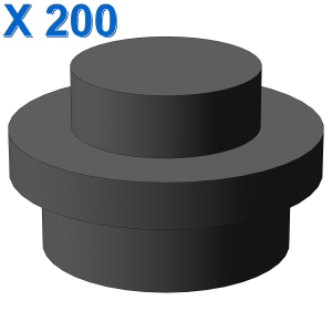 PLATE 1X1 ROUND X 200