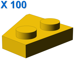 RIGHT PLATE 2x2 27DEG X 100