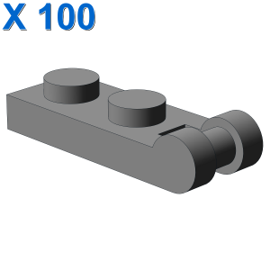 PLATE 1X2 W/SHAFT Ø3.2 X 100