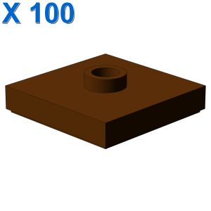 PLATE 2X2 W 1 KNOB X 100