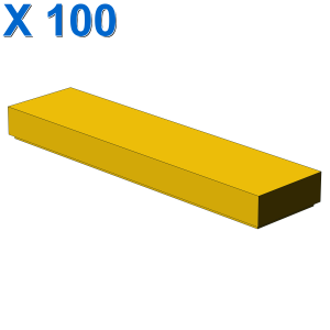 FLAT TILE 1X4 X 100