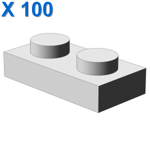 PLATE 1X2 X 100