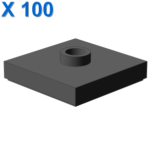 PLATE 2X2 W 1 KNOB X 100