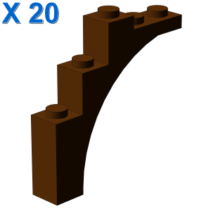 BRICK W. BOW 1X5X4