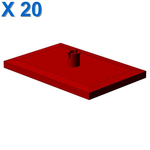 BOGIE PLATE 4X6 X 20