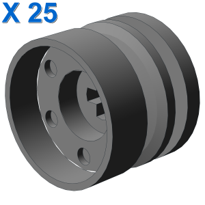 RIM WIDE 18x14 W. CROSS Ø4.8 X 25