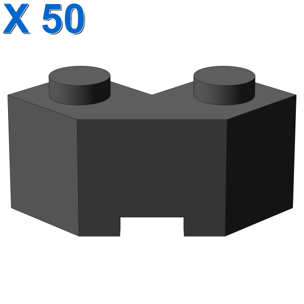 Brick 2x2 w. angle 45 degrees X 50