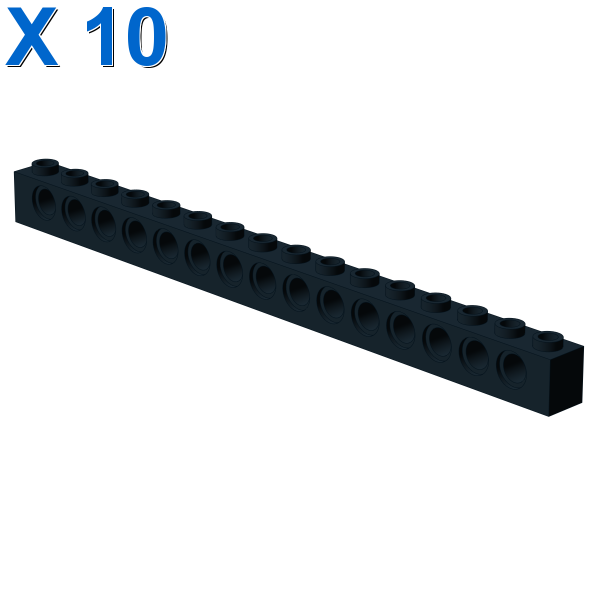 TECHNIC BRICK 1X16, Ø4,9 X 10