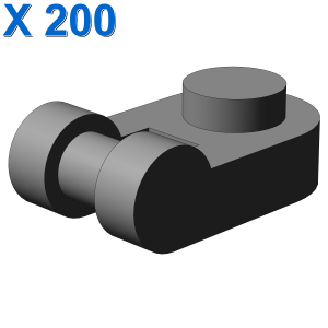 PLATE 1X1 ROUND W/3.2 SHAFT X 200