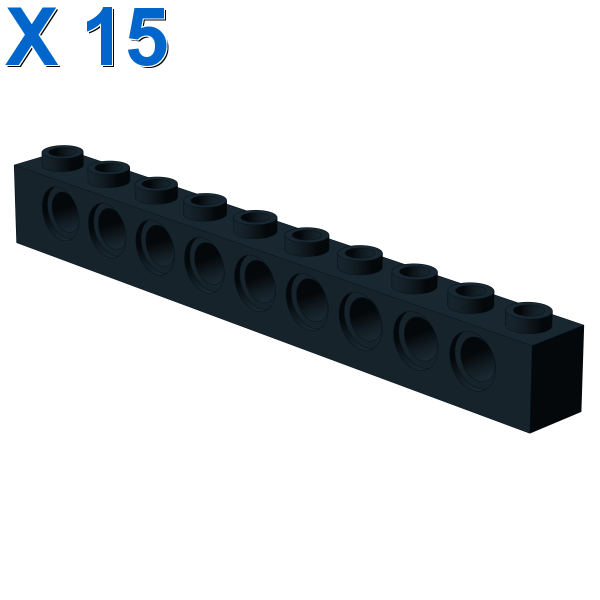 TECHNIC BRICK 1X10 Ø4.9 X 15