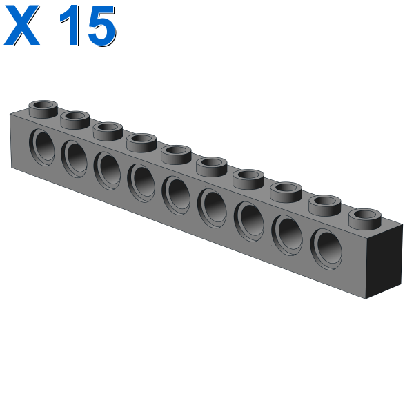 TECHNIC BRICK 1X10 Ø4.9 X 15