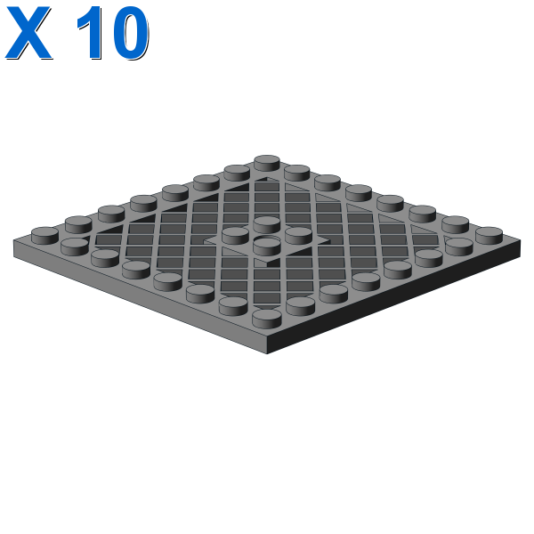 GRID PLATE 8X8 X 10