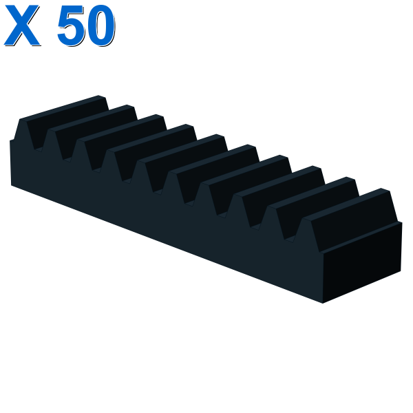 TOOTHED BAR M=1, Z=10 X 50