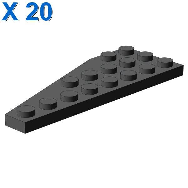 RIGHT PLATE 3X8 W/ANGLE X 20