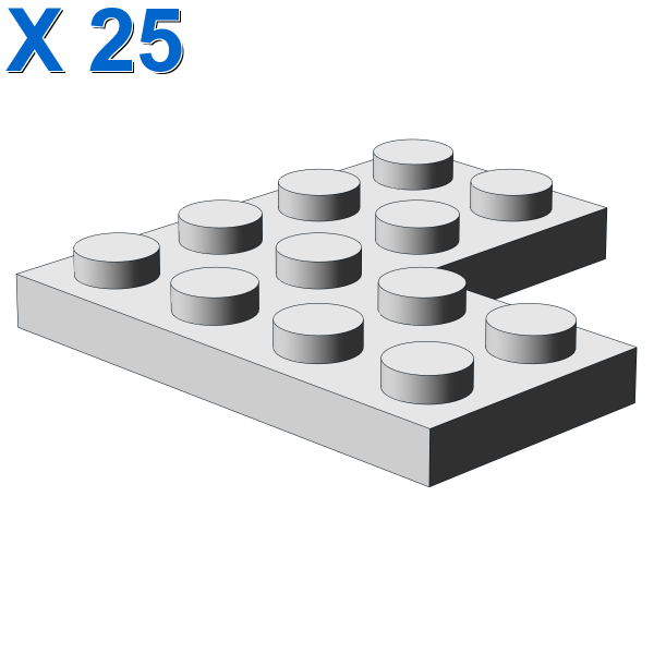 CORNER PLATE 2X4X4 X 25