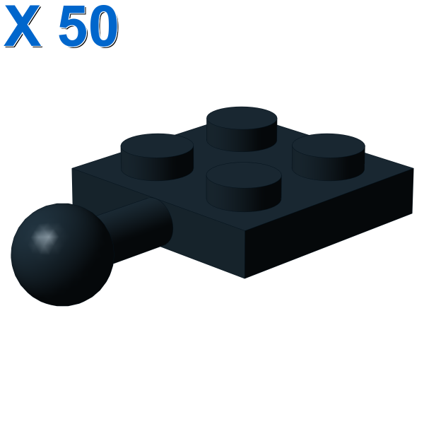 PLATE 2X2 W. BALL X 50