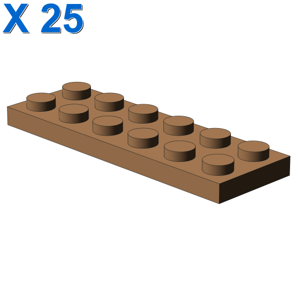 PLATE 2X6 X 25