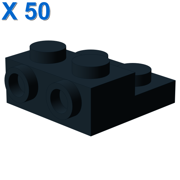 PLATE 2X2X2/3 W. 2. HOR. KNOB X 50