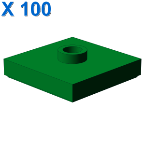 PLATE 2X2 W 1 KNOB X 100