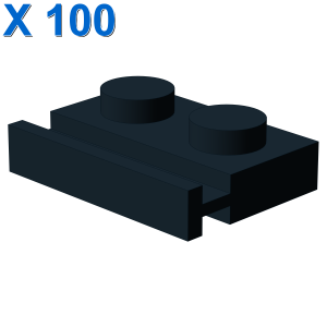 PLATE 1X2 WITH SLIDE X 100