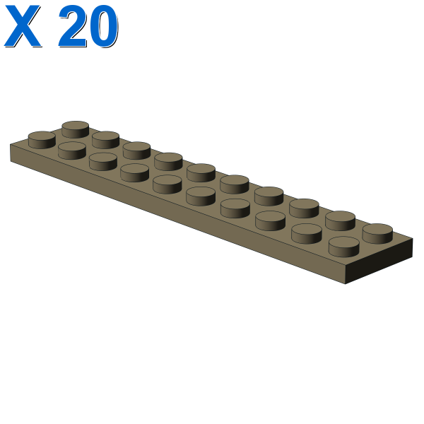 PLATE 2X10 X 20